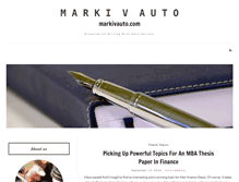 Tablet Screenshot of markivauto.com